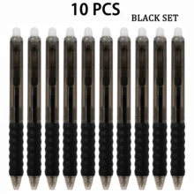 10 Pack Retractable Erasable Gel Pens, Assorted Color Click Pens With Built-In Eraser And Comfort Grip, Smooth Writing Reusable Pens For Students, School, Office, Notes, Journaling And Planning - Multiple Styles - View 17