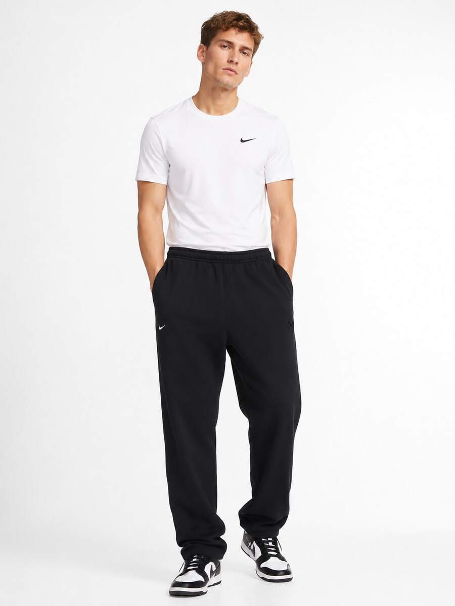 Nike Men's New Year Style Fleece-Lined Sweatpants With Embroidery Straight Leg