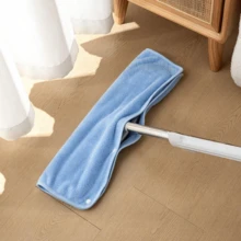 3/2/1 Pack Optional, Floor Squeegee Replacement Mop Cloth, Super Absorbent Coral Fleece Dusting Cloth, Strong Stain Removal No Shedding Wet & Dry Use Easy To Clean, Soft Thickened Coral Fleece Material, Universal Size Hook & Loop Installation, Suitable For Home Bathroom Kitchen Living Room Bedroom Tile Wood Floor Glass Pet Household Cleaning - Upgraded and Thickened - View 2
