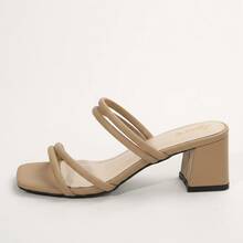 Women Heeled Sandals - Apricot - View 2