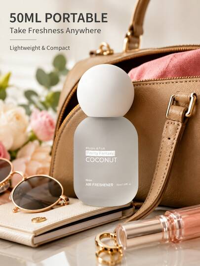 Fragrance Spray Set, Long-Lasting Fine Mist, Fruity Scent, Suitable For Home, Bedroom, Closet, Car, Office, Bathroom, Gym, Living Room Decoration, Portable Handbag, Closet, Wallet, Fabric Refreshing And Deodorizing Gift Set, Gift, Home Fragrance, Fragrance Diffuser