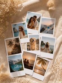 Camera And Photo Frame Custom Photo Printing - High Definition Instant Photos, Upload Your Own Photos To Create Photo Albums, Modern/Vintage Style, Suitable For Film - Multicolor - View 7