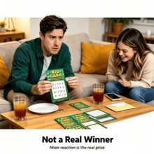 5 Fake Lottery Tickets And Scratch Off Cards That Look Real - Winning $5M - Gag Gifts Funny Adult - Prank Gifts For Adults Funny Pranks - April Fools Pranks - Green - View 4