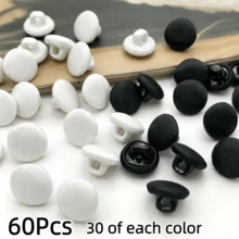 10/20/30/40/50/60個手工布藝鈕扣，塑膠底座，直徑1cm/0.39in，適用於婚紗禮服背部、袖口與領口，手工製作，設計白色婚紗的理想選擇 - 多色 - 查看 26