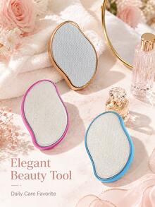 Crystal Hair Remover, Reusable Exfoliating Hair Removal Device, Manual Hair Removal Tool For Arms, Legs And Back, Compact And Portable Beauty Tool, Suitable For Women And Men, Home, Travel, Daily Personal Care, Holiday Gift - Multicolor - View 9