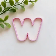 3 Inch (76.2mm) Uppercase Polymer Clay Mold, Bold Letter Mold, Suitable For Name Magnets, Door Signs, Nursery Decor And Personalized Art Projects - Alphabet Set B - View 20