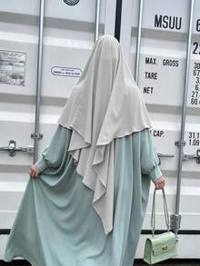 Hijab Polos dan Sederhana untuk Wanita, Cocok untuk Musim Semi, Musim Panas, Musim Gugur, dan Musim Dingin. - MultiWarna - View 10
