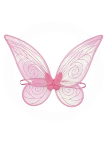 1pc Fairy Wings Transparent Pearlescent Iridescent Elf Wings Holiday Party Performance Back Ornament Princess Angel Wings - A - View 7