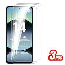 3pcs Tempered Glass Screen Protector For Redmi Note 15 /Note 15 Pro /15 Pro+ /Note 15 4G/5G /Note 14 Pro+ /Note 14 Pro 4G/5G, 3D 9H Curved HD Anti-Scratch Anti-Fall Screen Protector, Supports Fingerprint Unlock - Clear - View 7