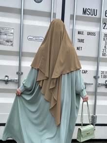 Hijab Polos dan Sederhana untuk Wanita, Cocok untuk Musim Semi, Musim Panas, Musim Gugur, dan Musim Dingin. - MultiWarna - View 19