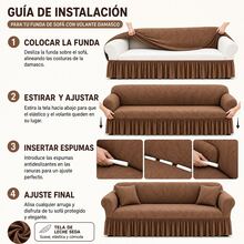 Sofa Slipcovers - Khaki - View 3