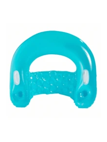 1pc Inflatable Water Sofa, Solid Color Minimalist Style, With Cup Holder, Handle Design, PVC Material, Suitable For Water, Swimming Pool, Beach Theme Party, Water Resting Seat, Inflatable Float - Multicolor - View 13