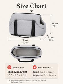 Foldable Portable Pet Carrier Bag, Outdoor One Shoulder Crossbody Bag For Cats And Dogs, Breathable Car Pet Backpack - Multicolor - View 4