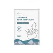 Disposable Toilet Seat Cover 100 Pcs, 10Packs X 10 Individually Wrapped, Flushable Water Soluble Paper, Public Toilet Seat Covers Disposable, Toilet Seat Covers For Bathroom, Portable Hygiene Essentials For Airplane, Road Trip - White - View 7