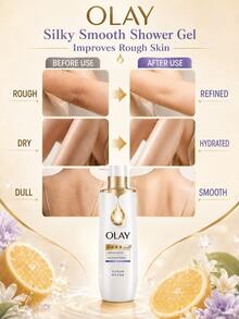 OLAY Smooth & Soft 沐浴露 500g，滋潤軟化粗糙肌膚，百合與柑橘香調，持久留香，均勻膚色，不油膩不黏膩，日常沐浴護理 - OLAY細膩柔滑精華沐浴露 - 查看 9
