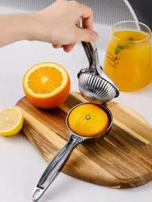 Stainless Steel Manual Lemon Juicer Durable Lemon And Orange Squeezer - Multiple Styles and Colors - View 3