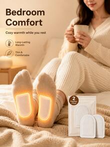 Self-Heating Foot Warmers, Long-Lasting Heat, Breathable And Comfortable, Suitable For Hiking, Camping And Other Activities In Autumn And Winter - Multicolor - View 4