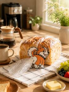 Corgi Butt Bread Clip & Snack Holder - 3D Printed Corgi Shaped Plastic Bag Holder With Corgi Butt Design, Lightweight Kitchen Storage Accessory, Suitable For Bread, Snacks, Cabinet Decor - Pet Lover Gift, Corgi Themed Home Decor - Multicolor - View 6