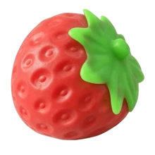 Tachimi 1pc Random Cute Large Strawberry Squishy, Slow Rebound Stress Relief Toy, Cheese Squishy, Dumpling Squishy, Fingertip Toy, Squishy Toy - Multicolor - View 2