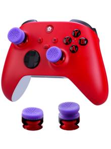 Textured Anti-Slip Joystick Caps, High/Mid Dual Height, Multiple Anti-Slip Pattern Joystick Extender Caps, Compatible With X1box Series X/S And X1box One Controllers, Black/Purple Game Controller Accessories - Multicolor - View 15