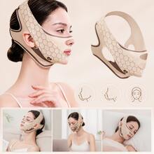 1pc Lifting Face Mask, V-Face Mask, Shaping Band, 3D Cut Fit, Comfortable For Sleep, Breathable And Not Stuffy, High Elasticity Wrap, Soft Skin-Friendly Fabric, Adjustable Hook And Loop, Suitable For Various Face Shapes, Wearable For Home Binge-Watching, Wake Up With Defined Contour, Recommended Gift For Best Friends, Easy To Clean And Maintain, Elastic Adjustment, Portable Design - Multicolor - View 7