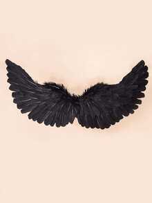 1pc Fashionable Unique Angel Feather Wings For Masquerade Party, Suitable For Stage Performance, Party Festival Celebration, Halloween Costume - Multicolor - View 9