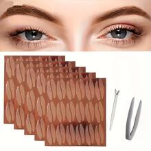 36pcs Water Drop Shaped Double Eyelid Stickers, Rounded Contour For Natural Big Eye Look, Curved Fit For Easier Application. Instant Eye Lift, Invisible And Comfortable, Long-Lasting Support - Multicolor - View 5