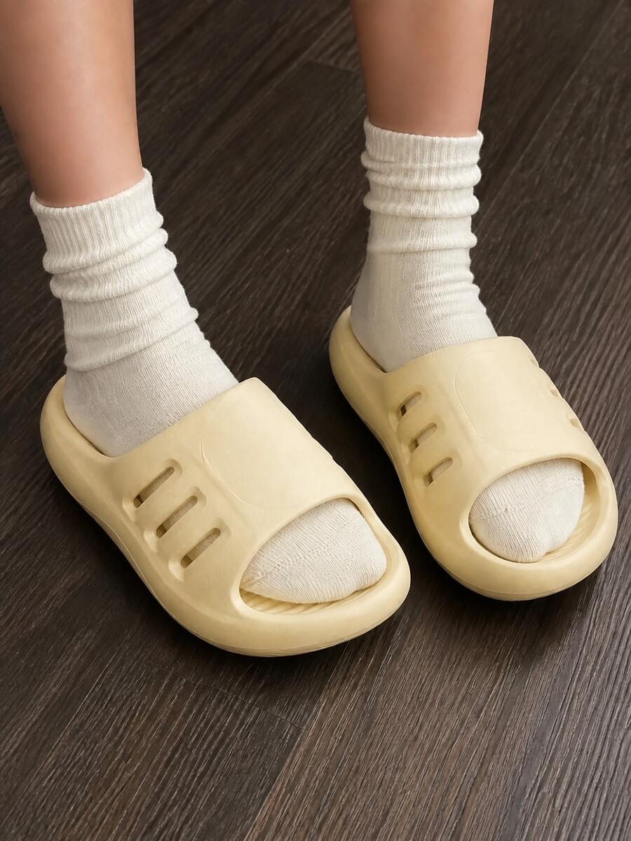 Adidas OZWAVE CLOG Stable Cushioning Rebound Thick Sole Mule Shoes "Bobo Sandals" JH8019 - White - View 1