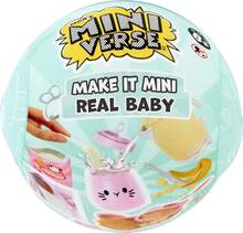MGA Entertainment MGA's Miniverse Make It Mini 真實嬰兒食品 1入收藏玩具－盲盒包，DIY迷你食物，多色，8歲以上，不可食用 - 彩色 - 查看 1