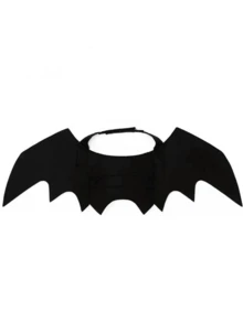 1pc/Set - Pet Bat Wings Halloween Party Decoration, Puppy Collar Leaf Role Play Bat Costume, Cute Puppy Cat Costume Accessory, Suitable For Halloween Party, Halloween Trick Or Treat Walk, Pet Costume Competition, Themed Photo Shoot, Holiday Pet Gift - Multicolor - View 9