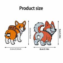 Corgi Butt Bread Clip & Snack Holder - 3D Printed Corgi Shaped Plastic Bag Holder With Corgi Butt Design, Lightweight Kitchen Storage Accessory, Suitable For Bread, Snacks, Cabinet Decor - Pet Lover Gift, Corgi Themed Home Decor - Multicolor - View 4