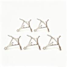 5pcs/Set, Metal Tree Branch Crystal Ball Stand, Metal Tree Branch Display Base Suitable For Crystal Ball, Mineral Cluster, Mineral Specimen, Desktop Decoration Ornament, Applicable For Bedroom, Living Room, Study, Crystal Store Display; Can Be Used For Meditation, Healing Scene Decoration, Christmas, Winter Spring Festival Gift, New Year Gift - 5Pcs - View 10