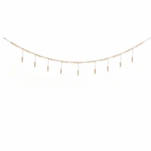 Home Decor Hanging Photo Display Wooden Bead Clips, Natural Wood Bead String Photo Storage Tassel Garland, Suitable For Home Wall Decoration - Multicolor - View 9
