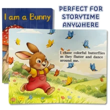 I Am A Bunny English Board Book For Toddlers, Cute Rabbit Nature And Seasons Story With Thick Durable Pages And Rounded Corners, Early Learning Picture Book For Bedtime, Home, Travel And Gifts - Board Book - View 8