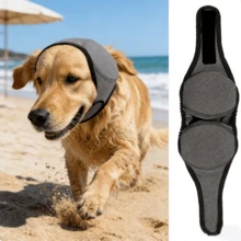 Dog Noise-Canceling Ear Muffs, Adjustable Calming Ear Covers, Shockproof & Waterproof Ear Protection, Relieve Stress From Thunder, Fireworks, Grooming, Bathing, Swimming, Christmas Pet Care Accessory - Multicolor - View 8