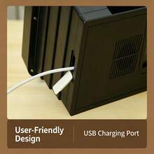 復古電視造型手機螢幕放大器，內建喇叭，USB充電式桌面裝飾，可攜式光學螢幕放大器，適合懶人觀影 - 彩色 - 查看 7