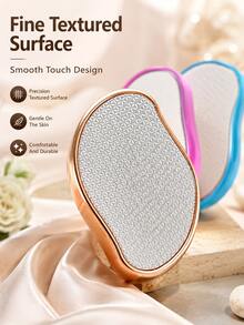 Crystal Hair Remover, Reusable Exfoliating Hair Removal Device, Manual Hair Removal Tool For Arms, Legs And Back, Compact And Portable Beauty Tool, Suitable For Women And Men, Home, Travel, Daily Personal Care, Holiday Gift - Multicolor - View 3