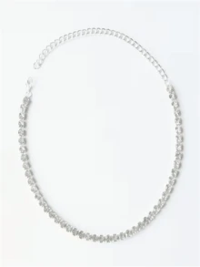 A Stylish Tennis Collar Necklace, Perfect For Formal Occasions. It Makes An Excellent Gift Choice For Anniversaries. - Multicolor - View 10