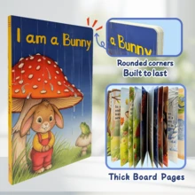 I Am A Bunny English Board Book For Toddlers, Cute Rabbit Nature And Seasons Story With Thick Durable Pages And Rounded Corners, Early Learning Picture Book For Bedtime, Home, Travel And Gifts - Board Book - View 4