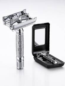 Shaver 10pcs Blade Men Double Edge Razor Portable Reusable Manual Shaver For Home Salon - Set - View 1