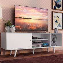 MADESA Television Stands & Entertainment Centers - White - View 2