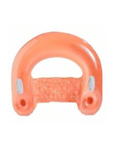 1pc Inflatable Water Sofa, Solid Color Minimalist Style, With Cup Holder, Handle Design, PVC Material, Suitable For Water, Swimming Pool, Beach Theme Party, Water Resting Seat, Inflatable Float - Multicolor - View 15