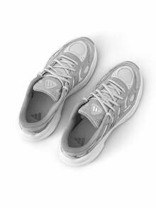 Adidas New Unisex Casual Retro Thick-Soled Chunky Sneakers - Grey - View 8