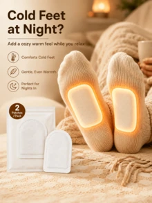 Self-Heating Foot Warmers, Long-Lasting Heat, Breathable And Comfortable, Suitable For Hiking, Camping And Other Activities In Autumn And Winter - Multicolor - View 3