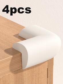 4pcs Anti-Collision Strips, Corner Cushion Pads, Home Furniture Anti-Collision Wall Stickers, Table Edge Soft Covers, Edge & Corner Protection Wraps - Multicolor - View 17