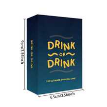 Drink Or Drink Hilarious Drinking Card Game - 55 Prompt & Challenges, 18+ Adult Party Game Perfect For Game Nights, Friends Gathering & Epic Partys! - View 6