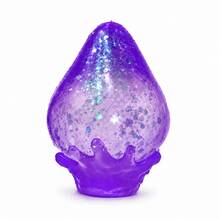 Glitter Water Drop Shaped Slow Rebound Squishy Toy, Transparent Crystal TPR Soft Squeeze Toy, Sensory Stress Relief Hand Fidget Toy, Adult Office Desk Decor, Fun Gift - Multicolor - View 15