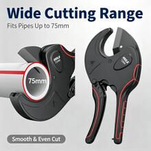 Industrial Grade Pipe Cutter - Quickly And Easily Cut PP, PVC, ABS, PE, Vinyl And Rubber Tubing! - A - View 3