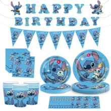 Set de fiesta temática de 81 piezas, adecuado para 10 personas, vajilla desechable para fiesta de cumpleaños que incluye platos, vasos y servilletas. Suministros de decoración festiva, adecuados para camping, picnic, barbacoa en el patio y decoración de fiesta, también ideal para decoración de Halloween, Navidad y fiesta, y un gran regalo sorpresa para fans. - Multicolor - Ver 1