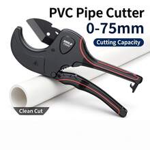 Industrial Grade Pipe Cutter - Quickly And Easily Cut PP, PVC, ABS, PE, Vinyl And Rubber Tubing! - A - View 2